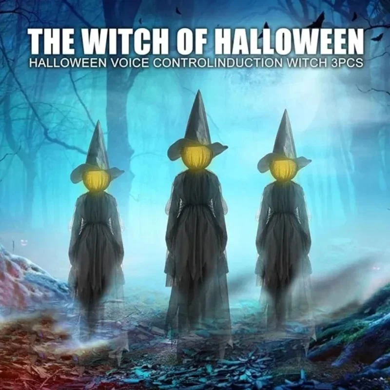1PCSHalloween Colourful Glow H - Up Lighting Decor 评论和价格