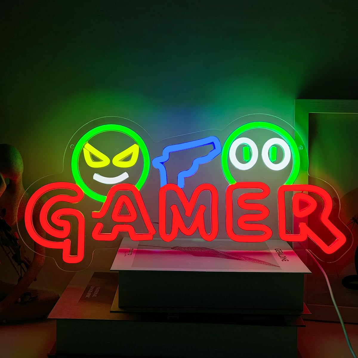 Gamer Neon Sign LED Wall Light - Lighting Christmas Decor 评论和价格