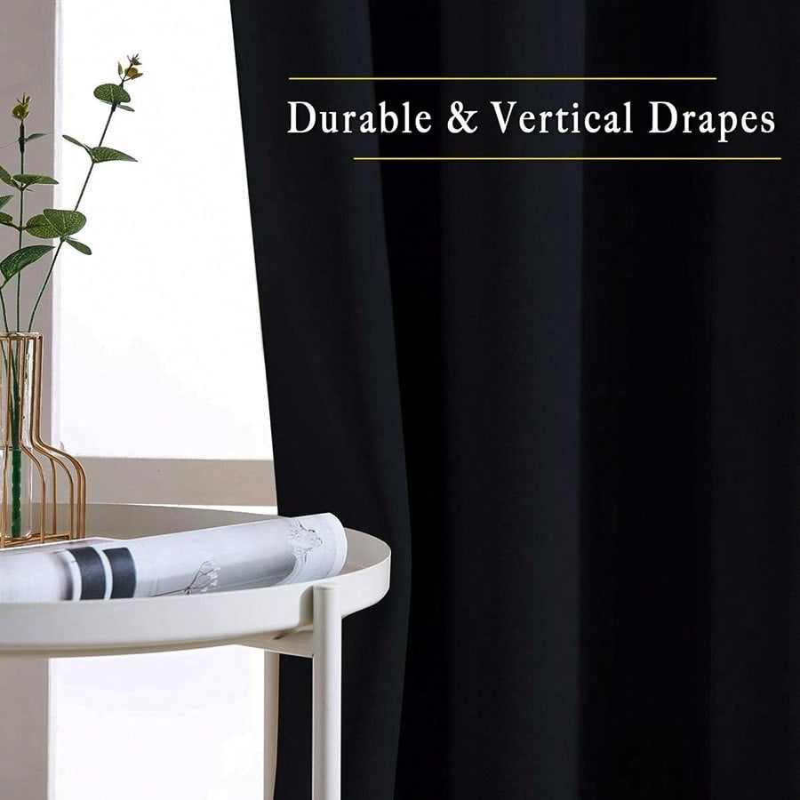 2pcs Blackout Thermal Curtains - Lighting Decoration Ideas 评论和价格