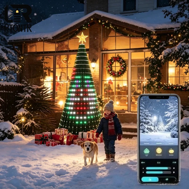 Smart RGB Christmas Tree Toppe - Lighting Christmas Decor 评论和价格