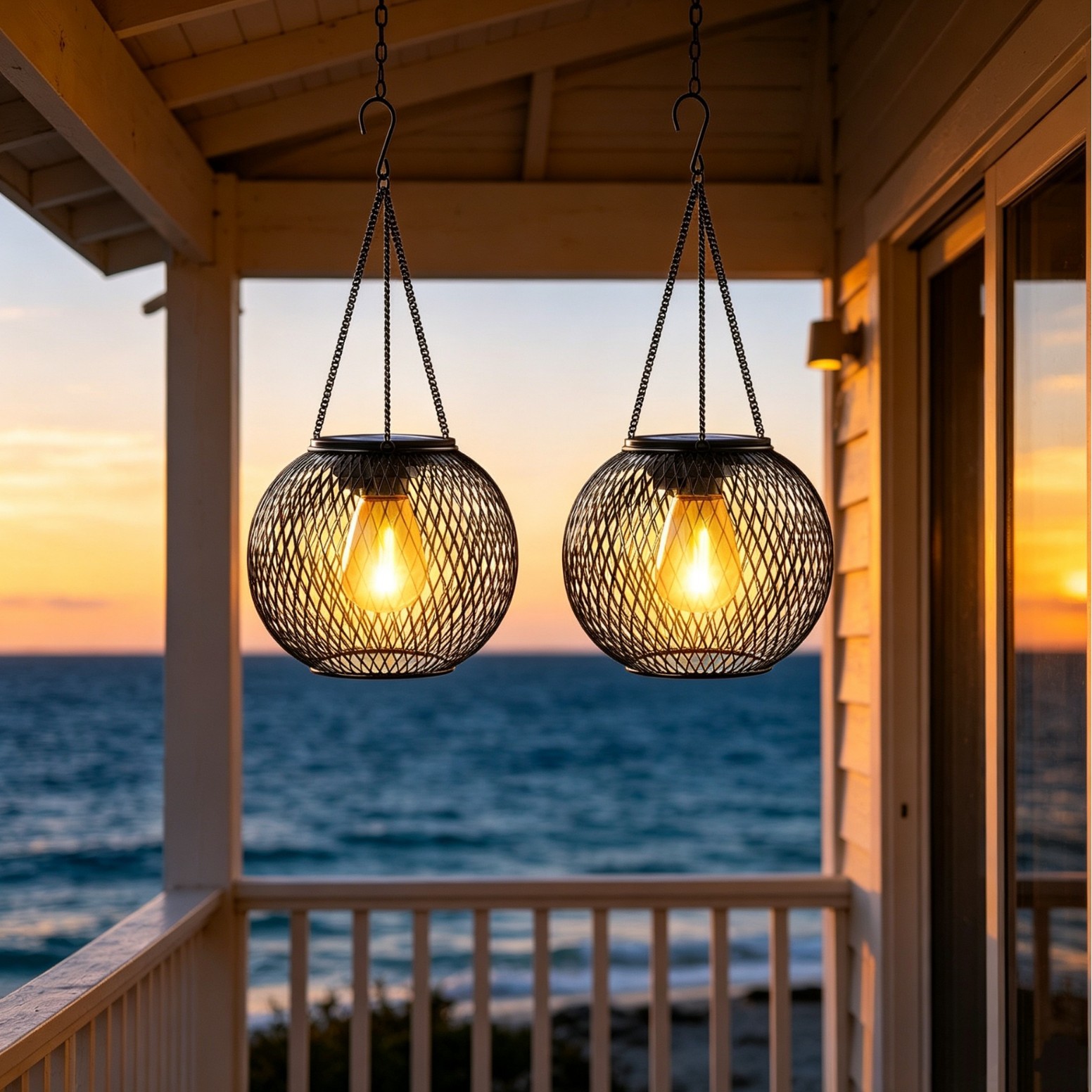 Solar Powered LED Hanging Floo - Lighting Decoration Ideas 评论和价格