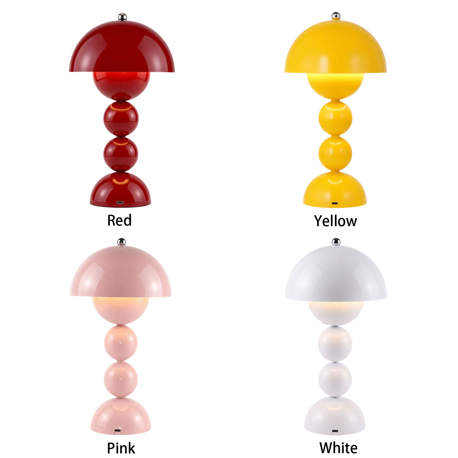 Mushroom Flower Bud Table Lamp - Lighting Decor Bedroom 评论和价格