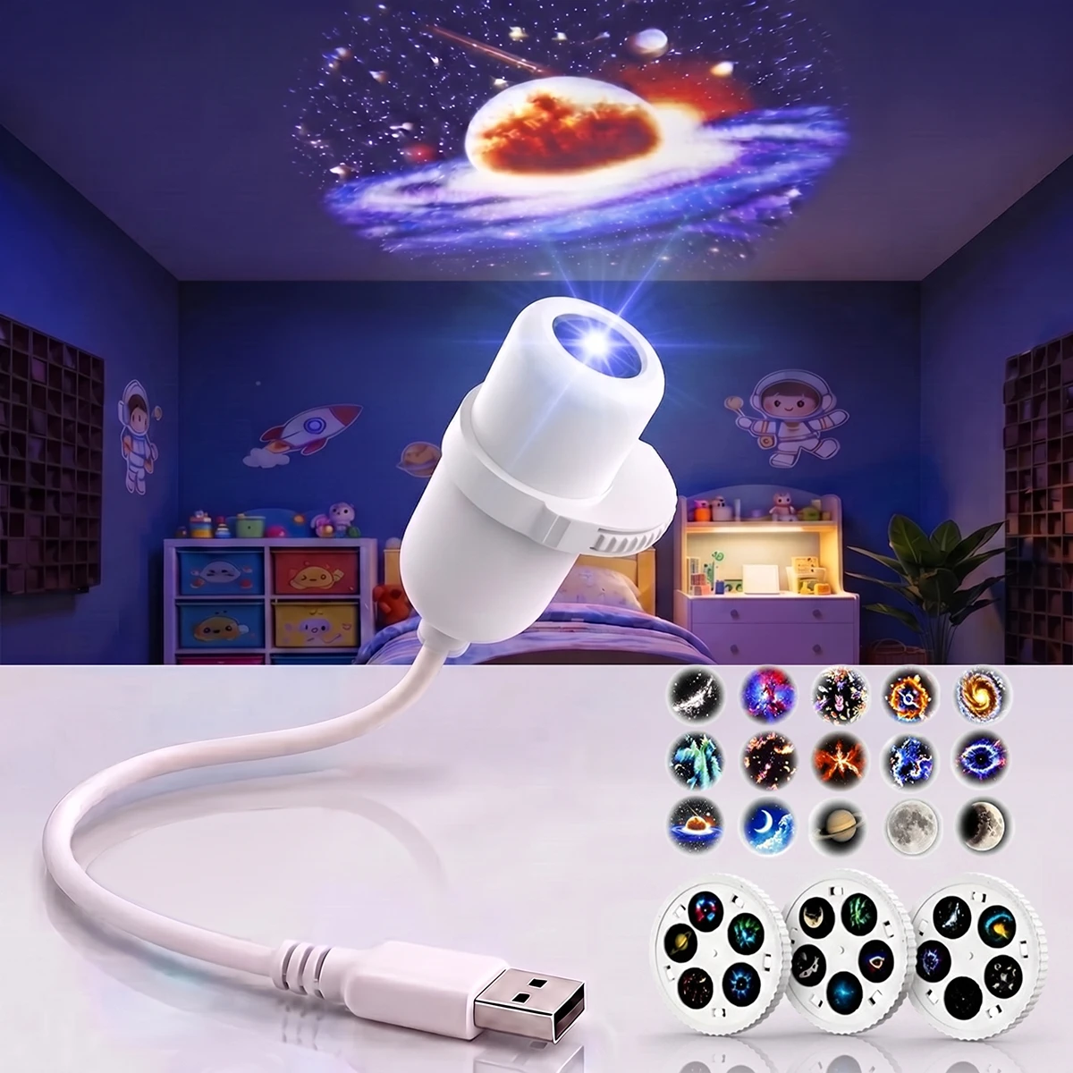 15 Patterns Starry Sky Project - Lighting Mcqueen Bedroom Decor 评论和价格