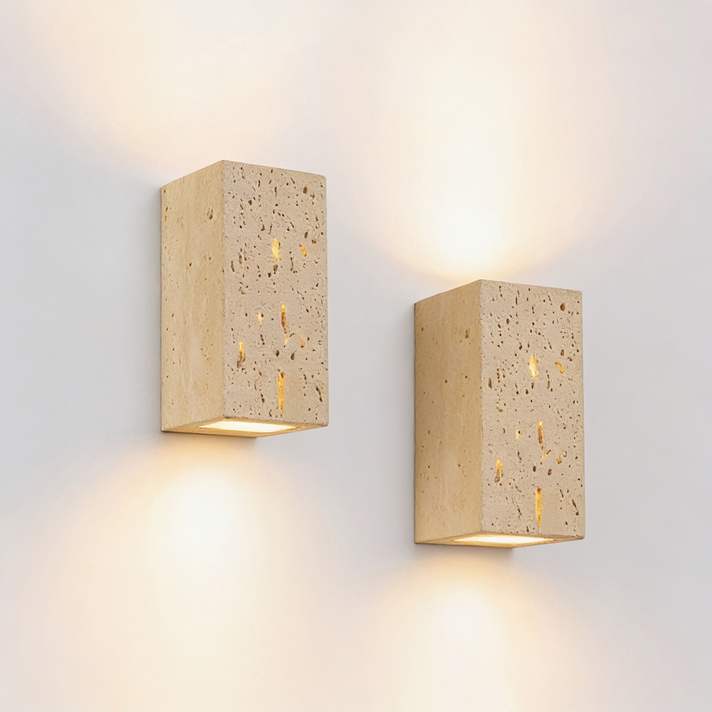 Yellow Cave Stone Wall Lamp Ou - Decor Lighting Cy 评论和价格