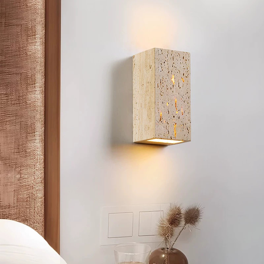 Yellow Cave Stone Wall Lamp Ou - Decor Lighting Cy 评论和价格