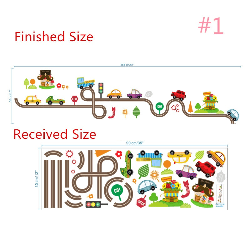 2Pcs/Lot Cartoon Cars Highway  - Lighting Mcqueen Bedroom Decor 评论和价格