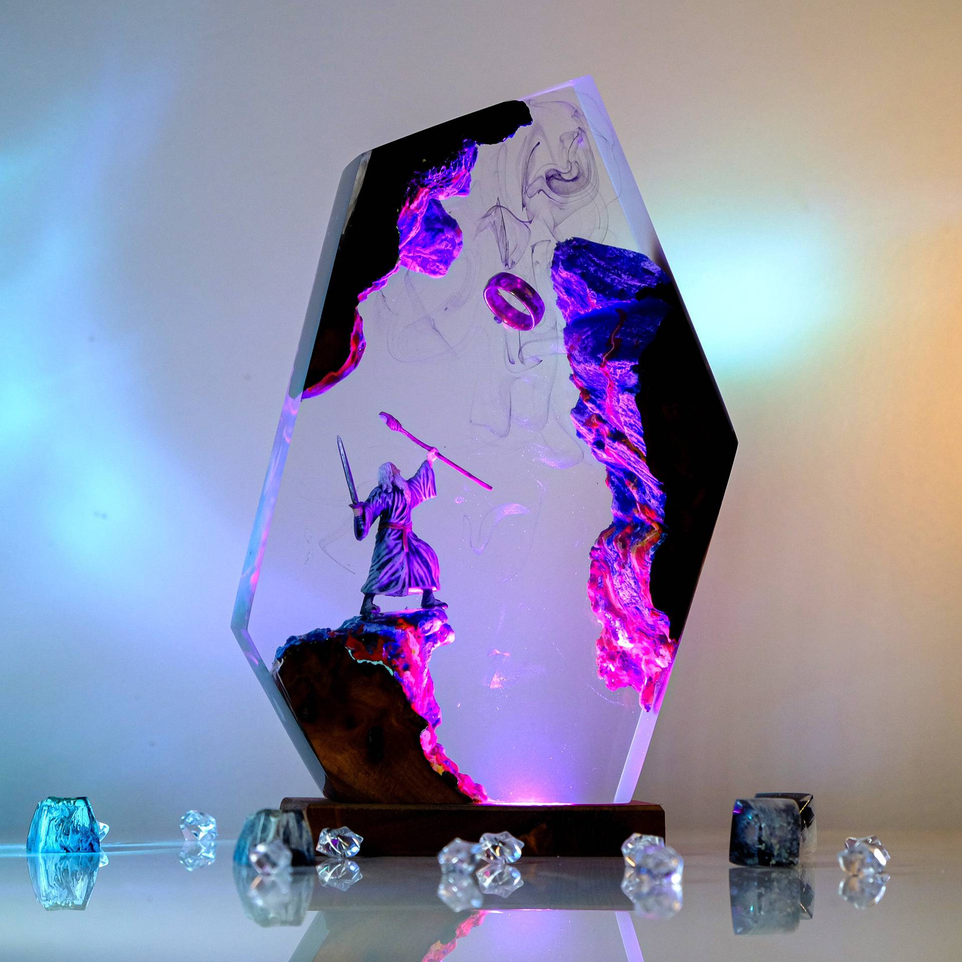 Movie Scence Figure Table Resi - Lighting Christmas Decor 评论和价格