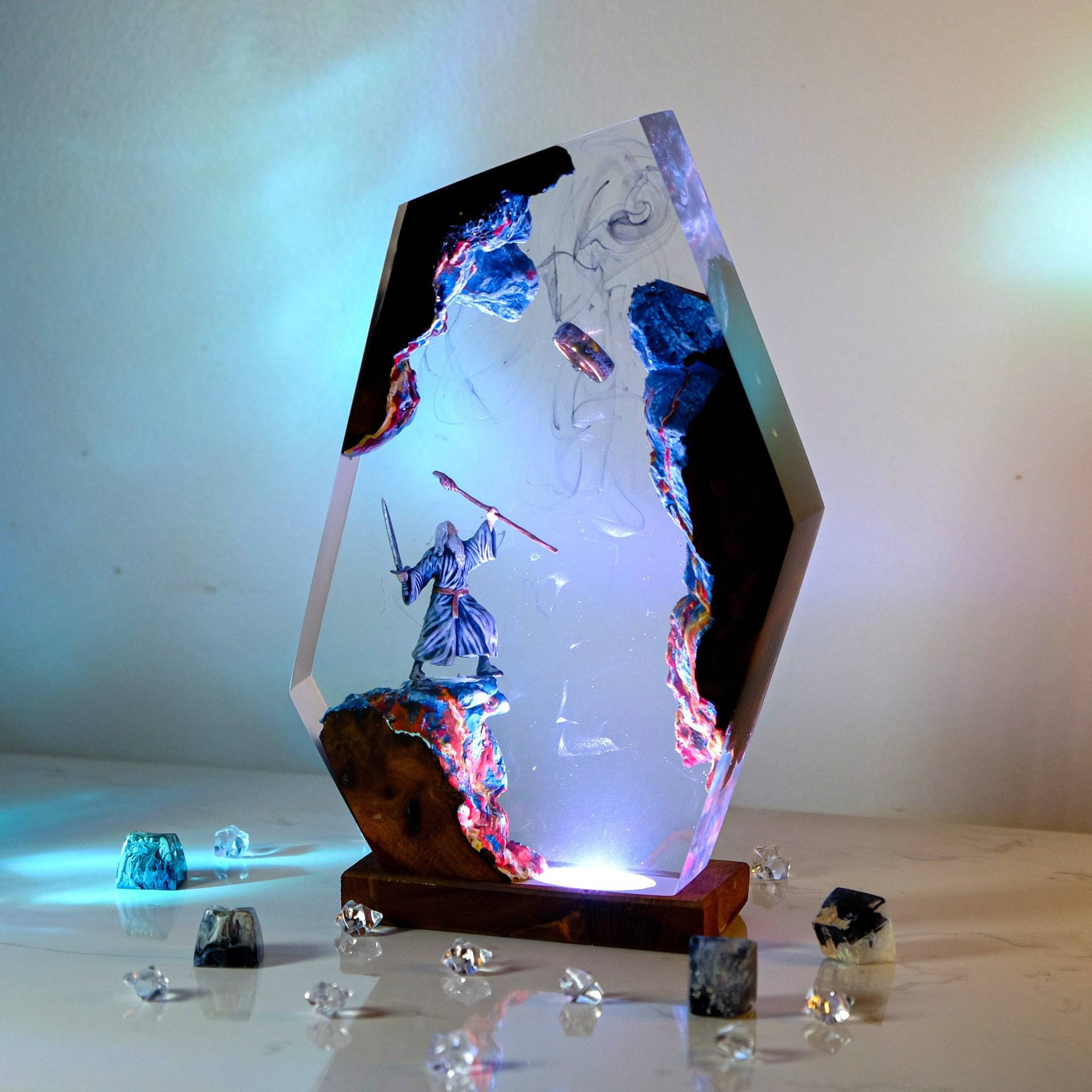 Movie Scence Figure Table Resi - Lighting Christmas Decor 评论和价格
