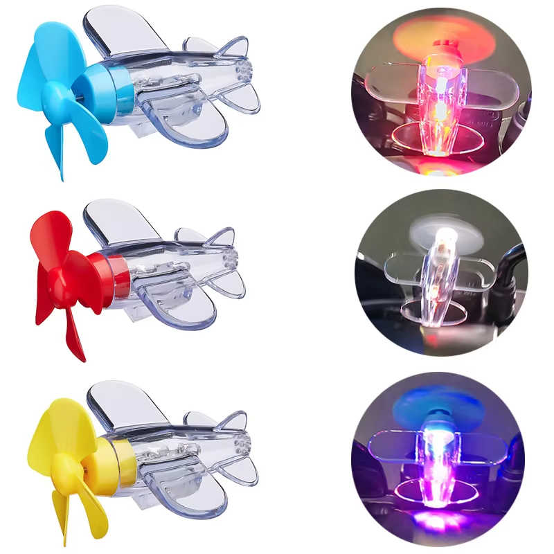 Wind Powered LED Airplane Orna - Lighting Decoration Ideas 评论和价格