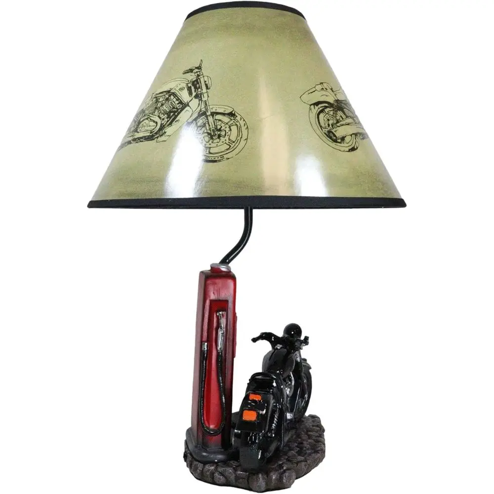 Vintage Retro Black Motorcycle - Decor Lighting Lamps 评论和价格