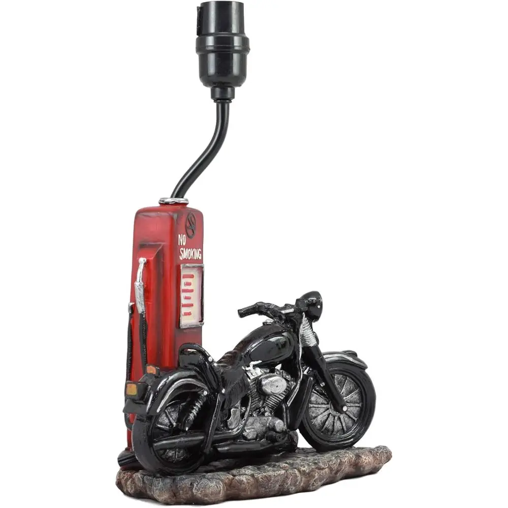 Vintage Retro Black Motorcycle - Decor Lighting Lamps 评论和价格