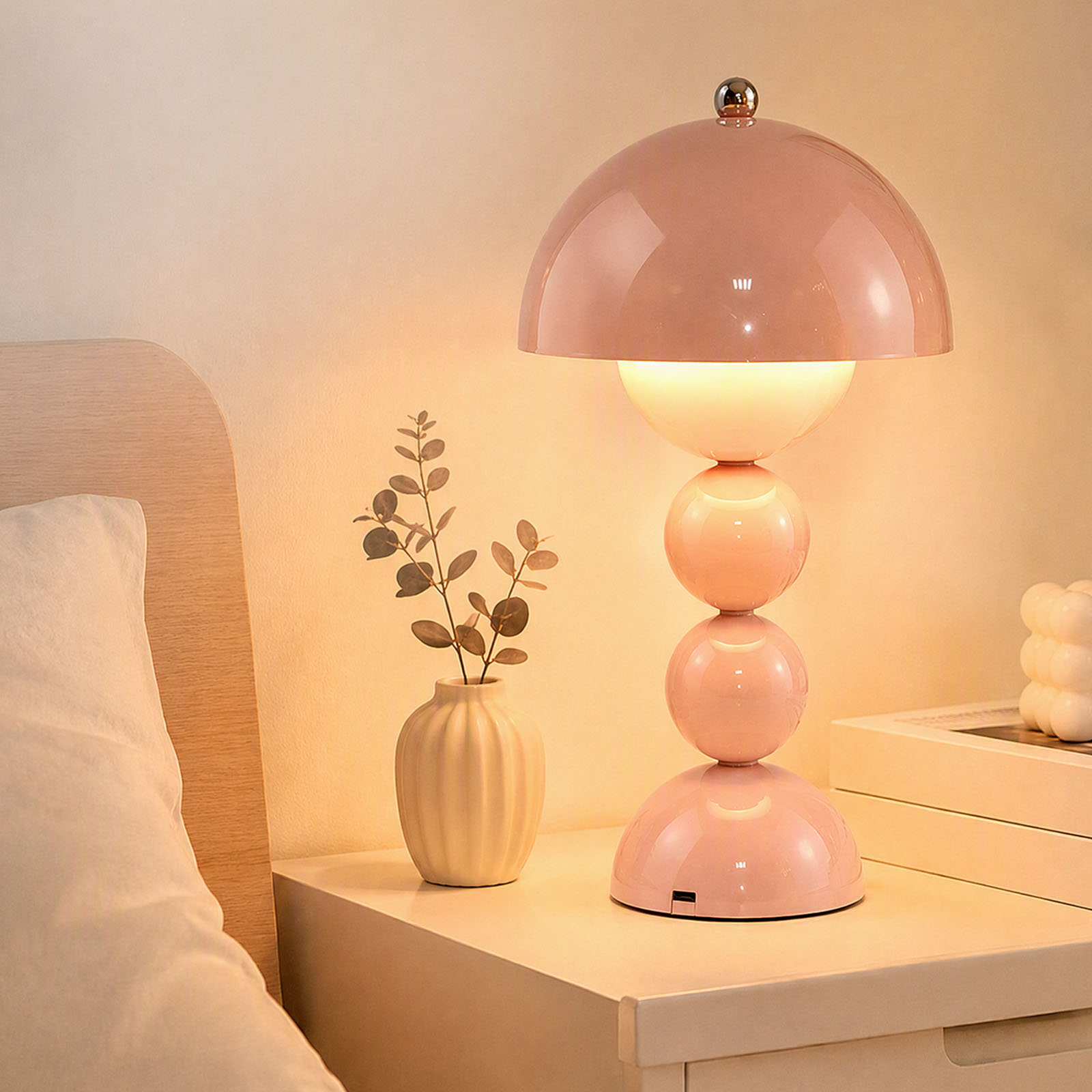 Vintage Mushroom Table Lamp US - Lighting Decor Bedroom 评论和价格
